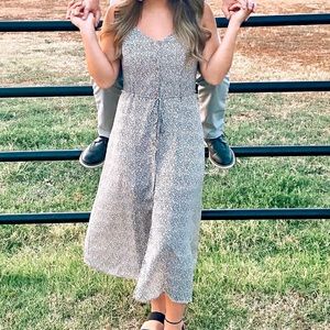 Cheetah Midi Button Dress